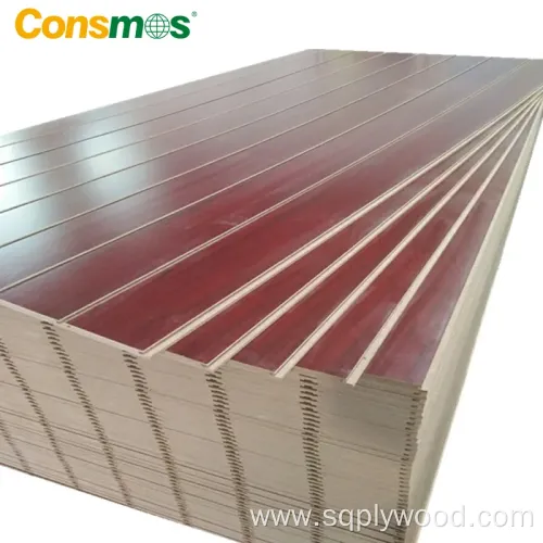Linyi Factory 2-25mm Melamine Slatwall MDF Fiber Board